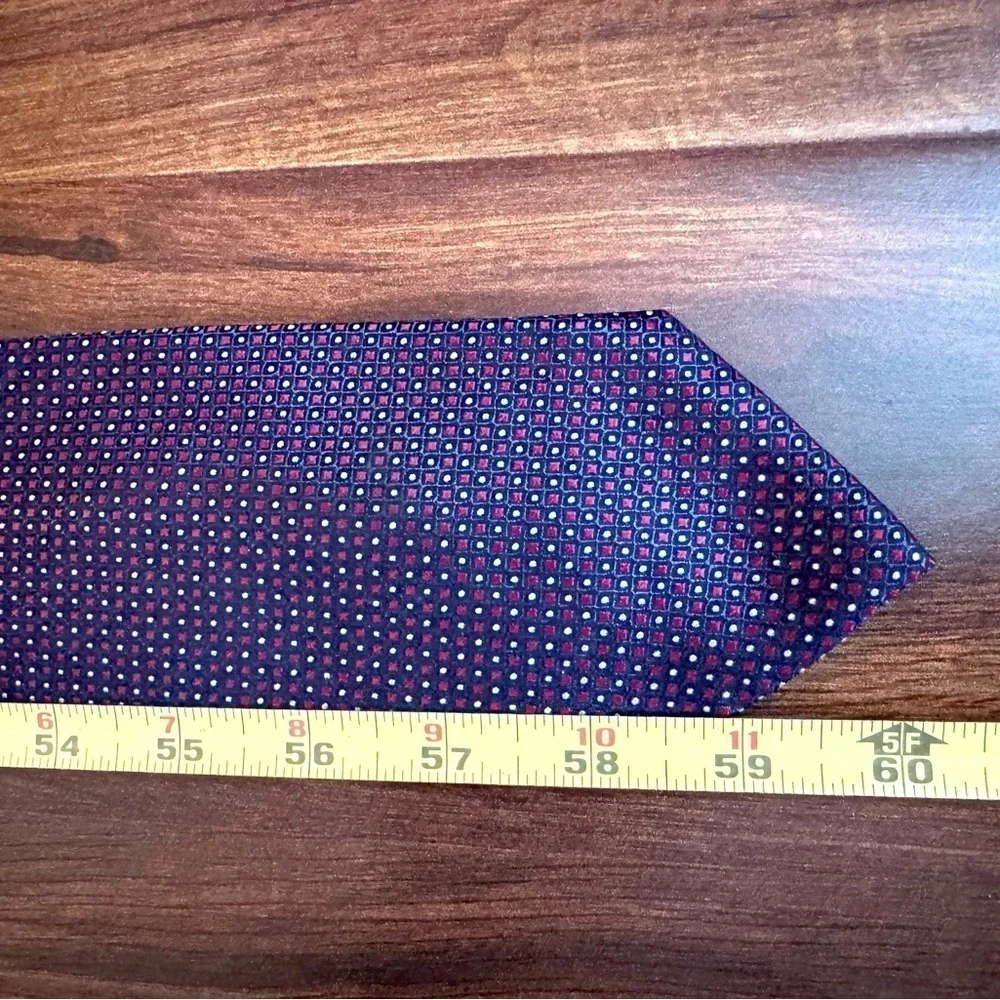🍁SALE🍁NAUTICA 100% Silk Blue Jacquard Necktie
